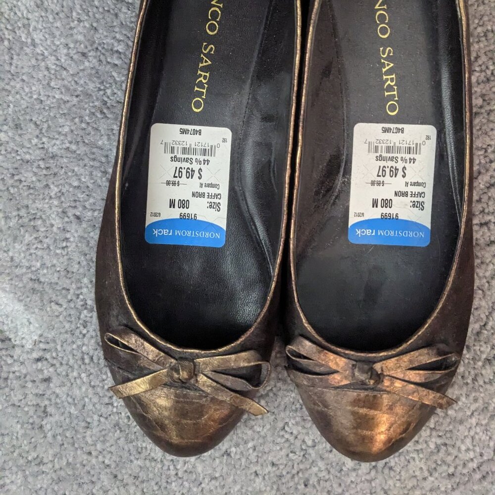 Franco Sarto Brown Ballet Flat  Size 8M